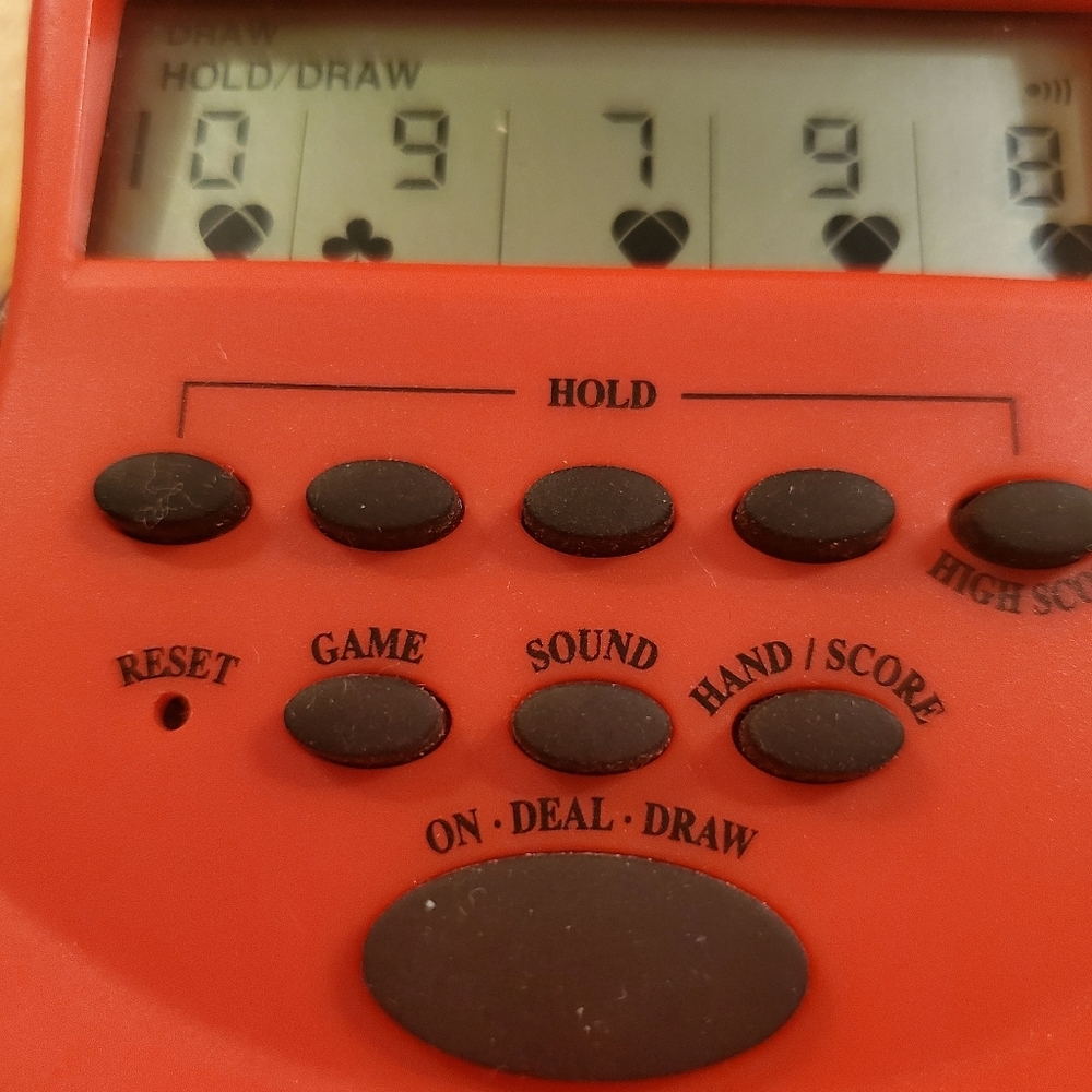 RecZone Poker Handheld Game (Tested) - Picture 3 of 5